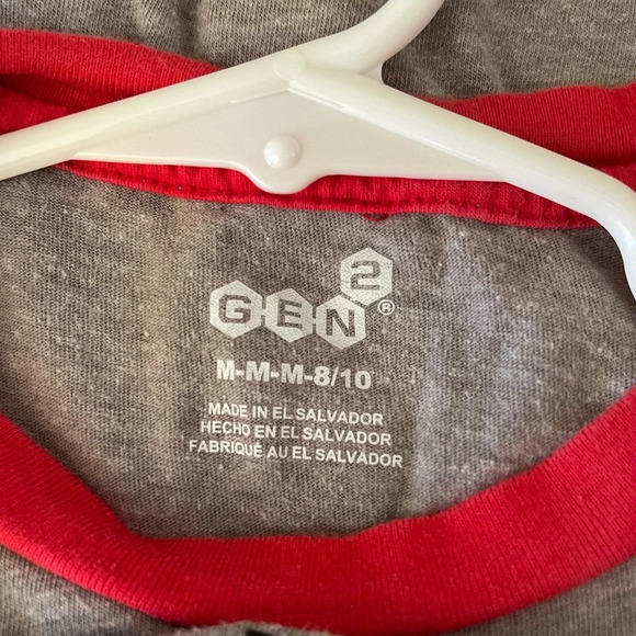 Youth Maryland Terrapins raglan style long sleeve top, Size Medium (8/10) - Picture 3 of 3